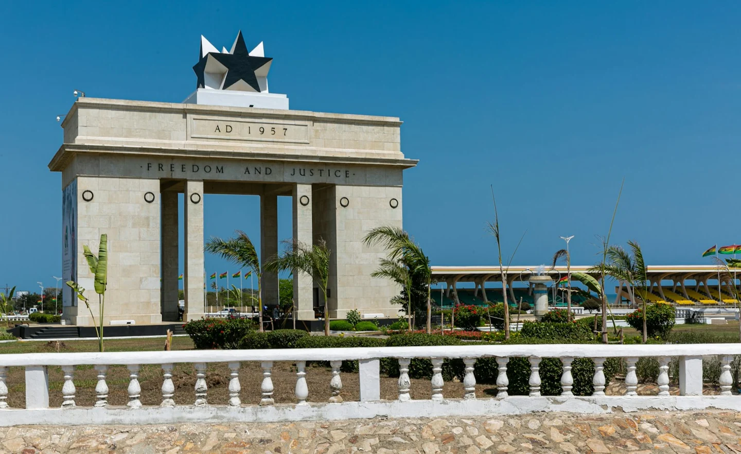 Black Star Gate at Independence Square, Accra, Ghana