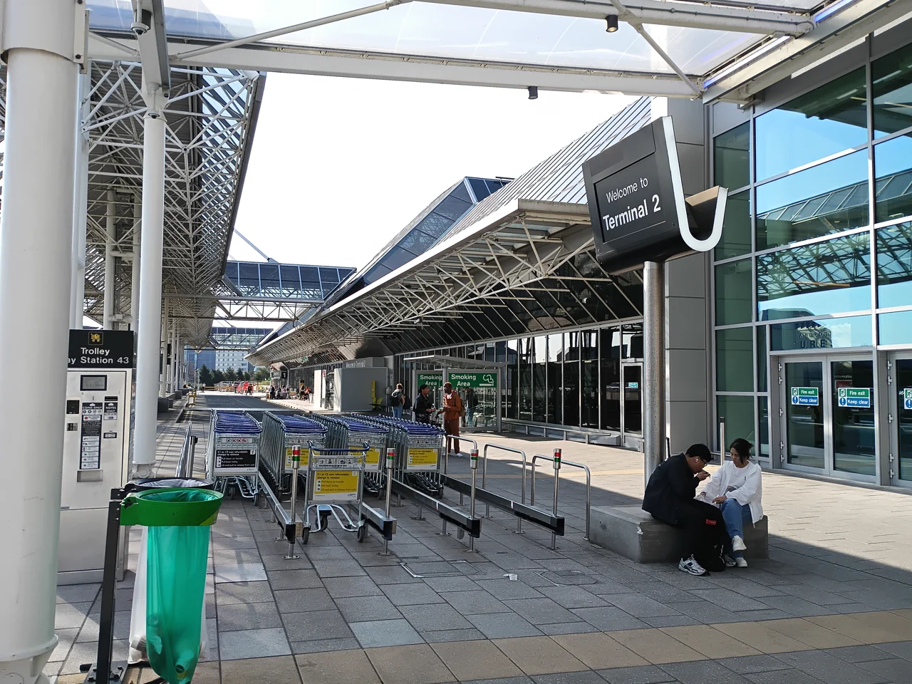 Manchester Airport Terminal 2 exterior, 2025