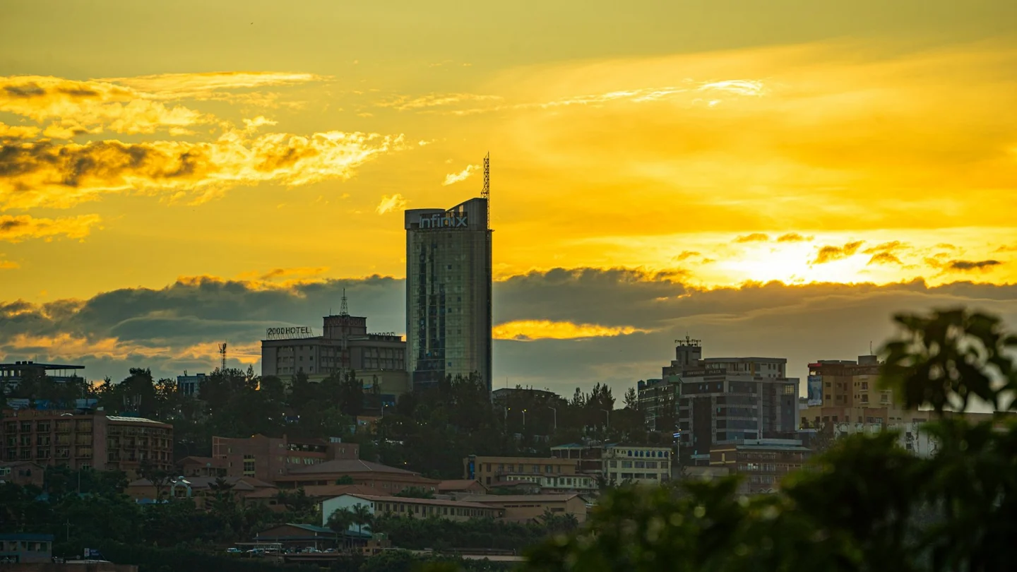 Kigali city skyline, Rwanda